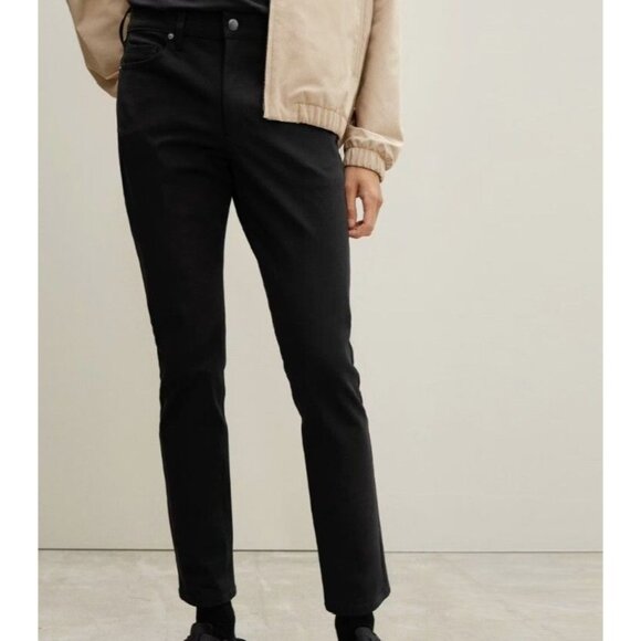 Everlane Uniform Black Pants 5-Pocket Stretch Work PerformanceMens 34x32 NEW